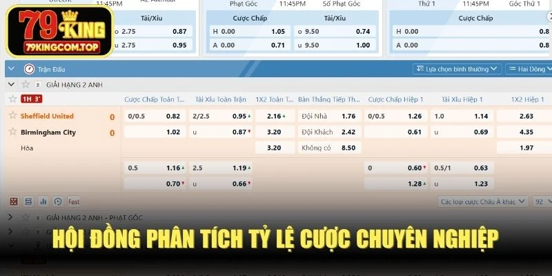 Hội đồng phân tích tỷ lệ cược chuyên nghiệp, tin tức chuẩn xác